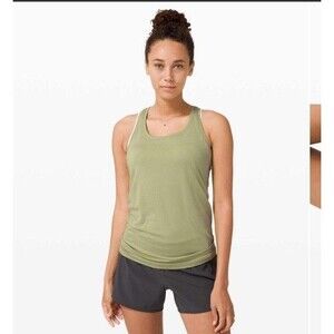 Lululemon Swiftly Tech Racerback 2.0 Tank Top 4 Vista Green Gym Running Workout
